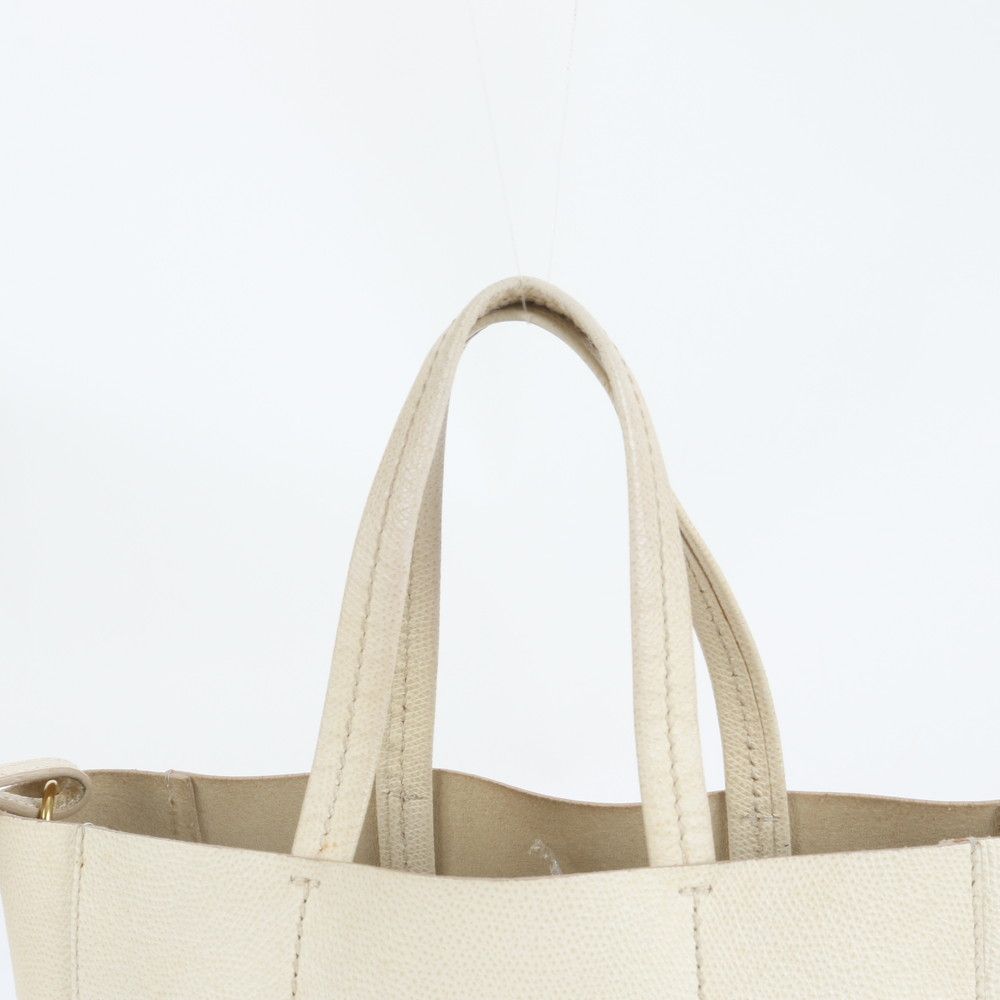 極美品 セリーヌ バーティカル カバ スモール レザー 2WAY トート