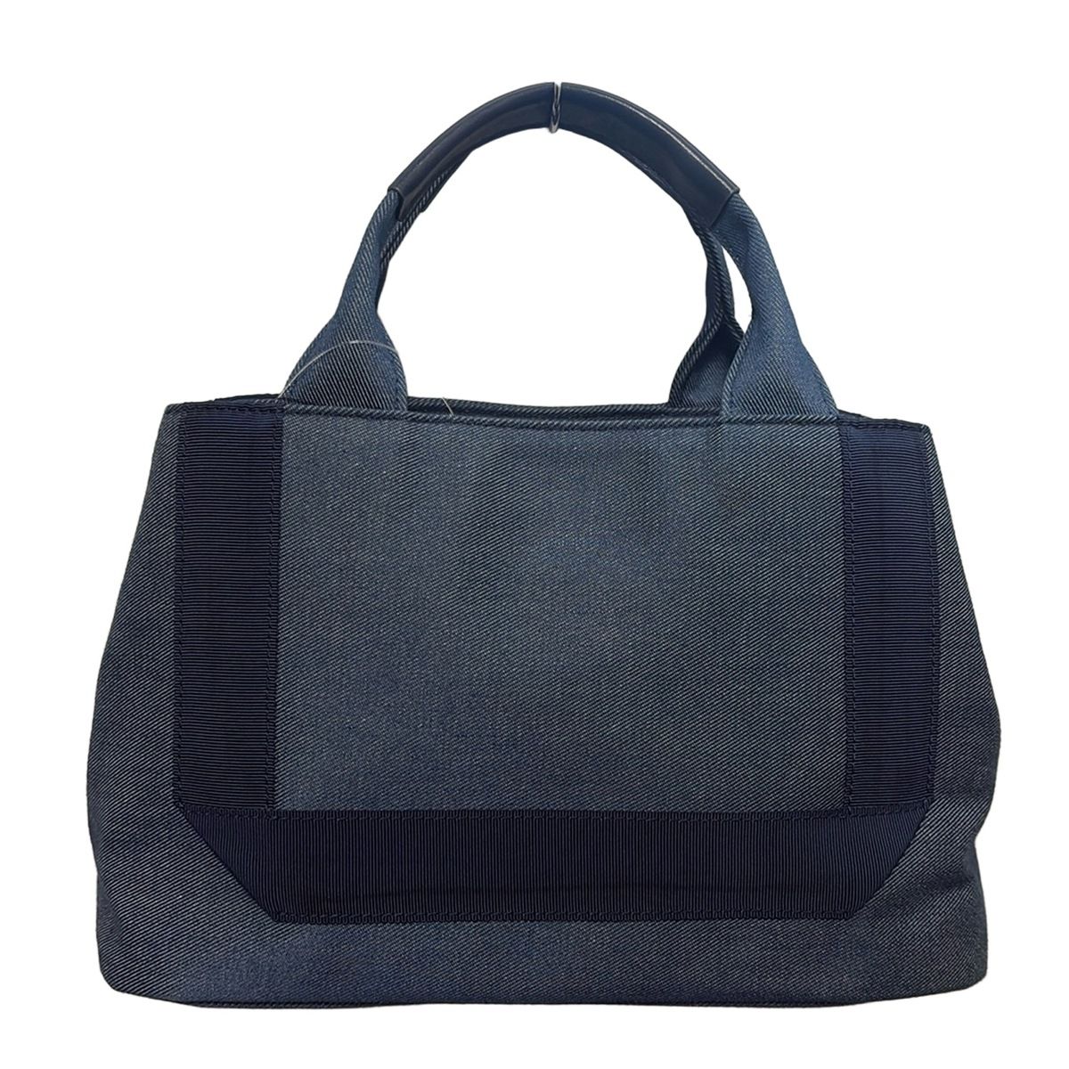 TOCCA(トッカ) トートバッグ - ブルー×ネイビー リボン レザー - メルカリ