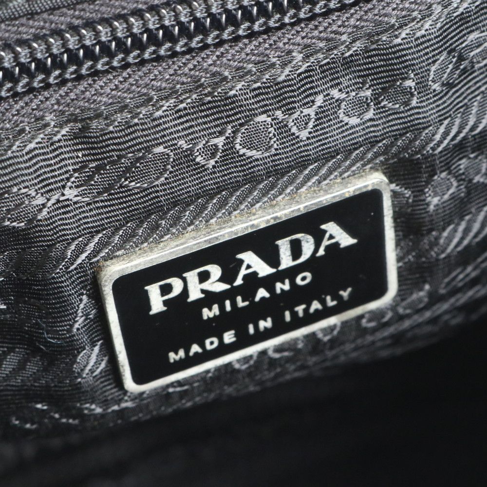 極美品 プラダ テスート ナイロン 三角ロゴ レザー ショルダーバッグ