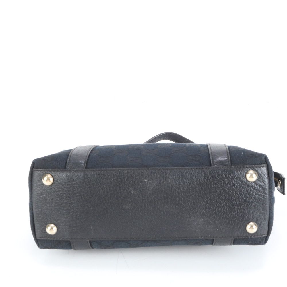 極美品 グッチ GG キャンバス アビー レザー ハンドバッグ トート