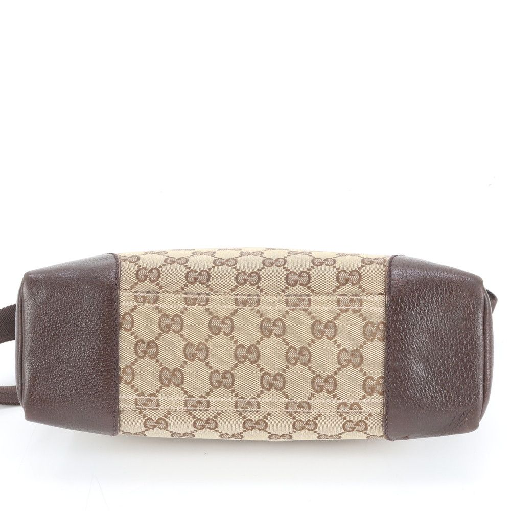 グッチ GG ロゴ キャンバス レザー ボディバッグ ジャッキー ブラウン グッチ GG ロゴ キャンバス レザー ボディバッグ ジャッキー ブラウン