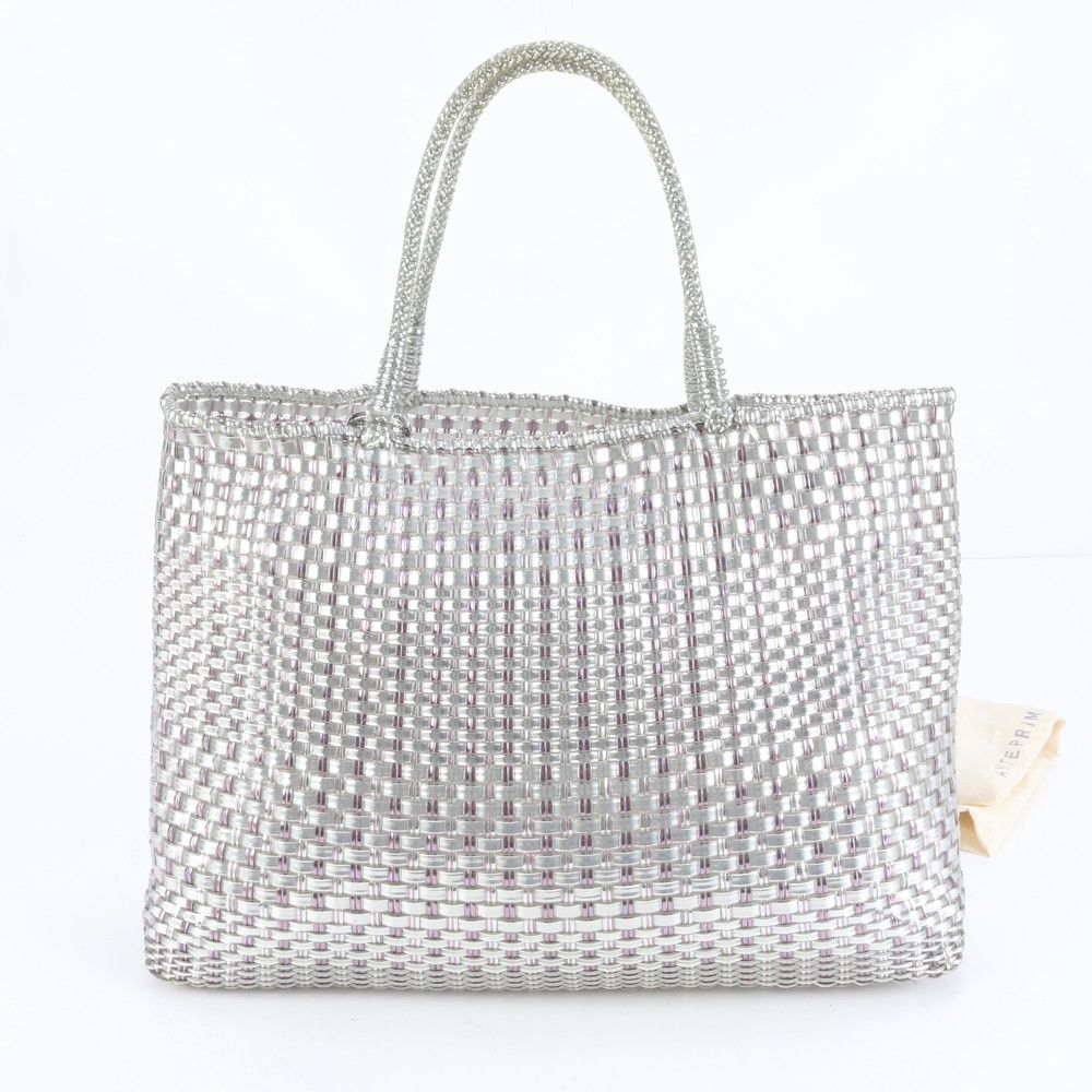 ANTEPRIMA アンテプリマ トート ハンド バッグ 編み込み シルバー ANTEPRIMA（アンテプリマ） バッグ レディース ブランド トートバッグ