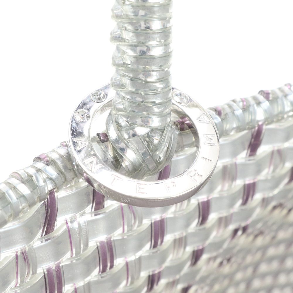 美品 アンテプリマ ワイヤー 編み込み トート バッグ 肩掛け