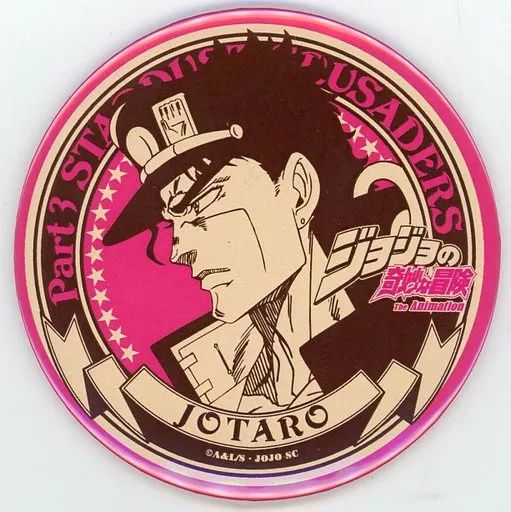 中古】バッジ・ピンズ 空条承太郎 缶バッチ 「Blu-ray/DVD ジョジョの