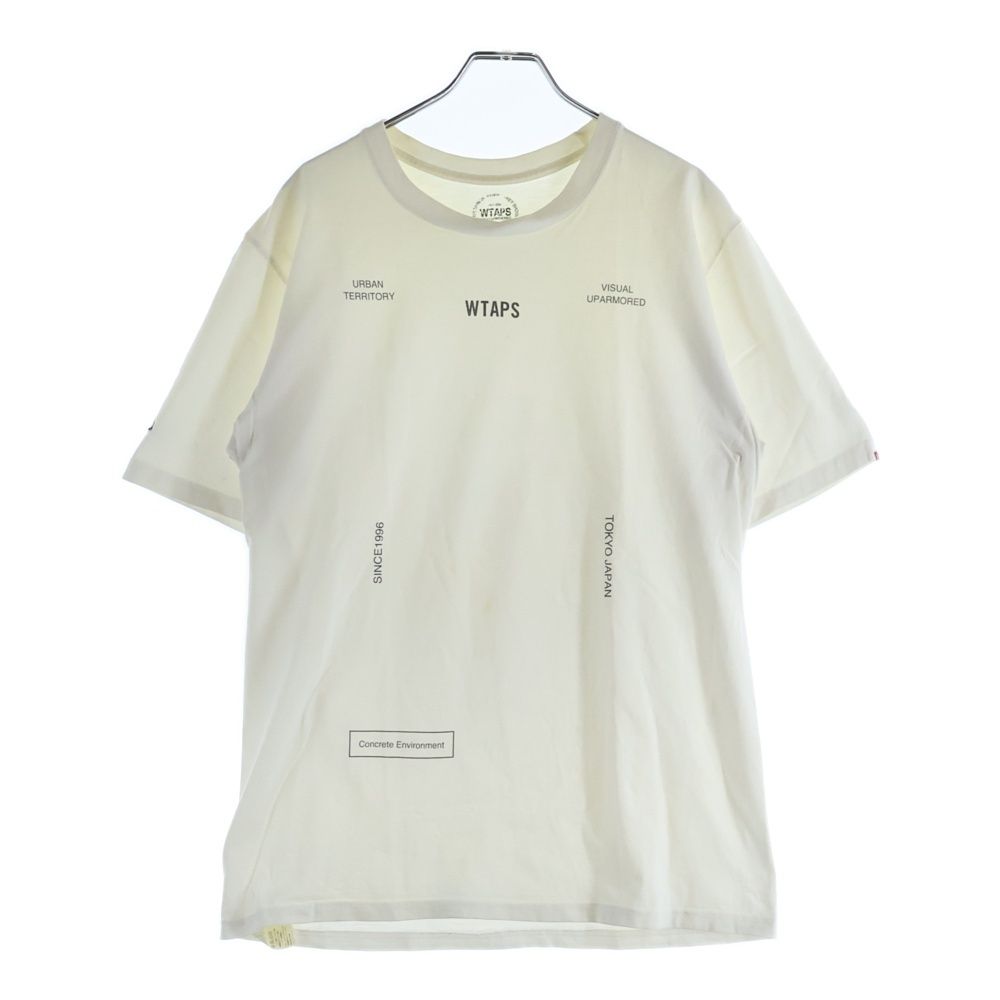 WTAPS (ダブルタップス) ロゴプリント クルーネック半袖Tシャツ