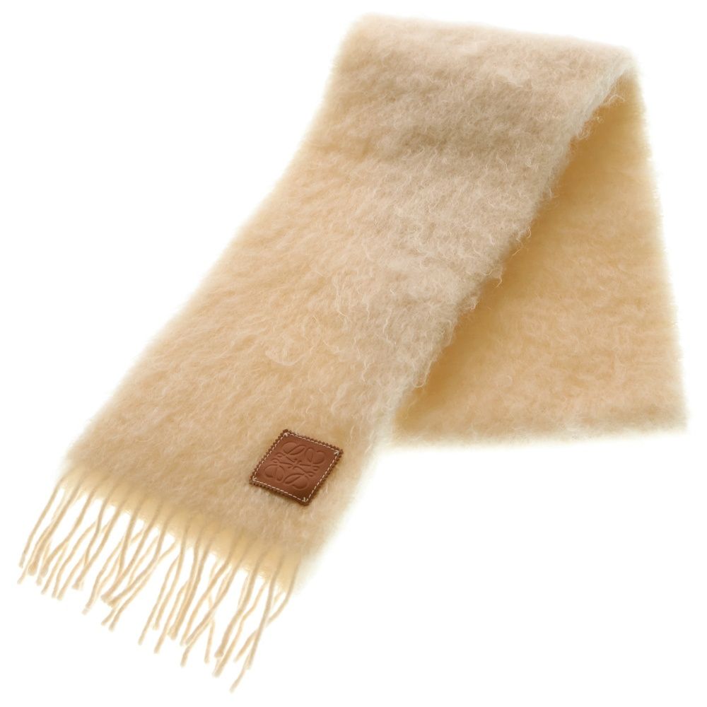 LOEWE (ロエベ) アナグラムロゴ レザーロゴパッチ モヘアニット