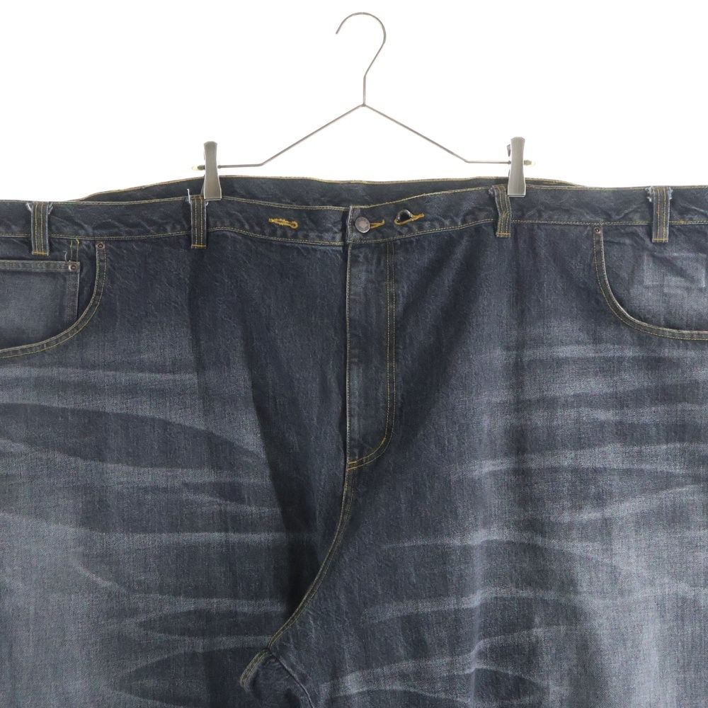 ORIMI (オリミ) OVERLAP BUGGY DENIM PANTS オーバーラップ ウォッシュ