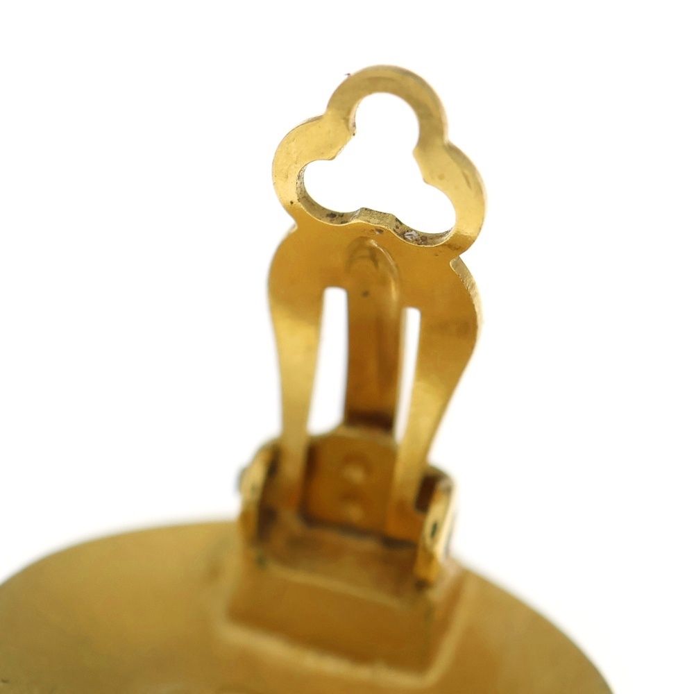 CHANEL (シャネル) ココマーク イヤリング ゴールド GP ラウンド