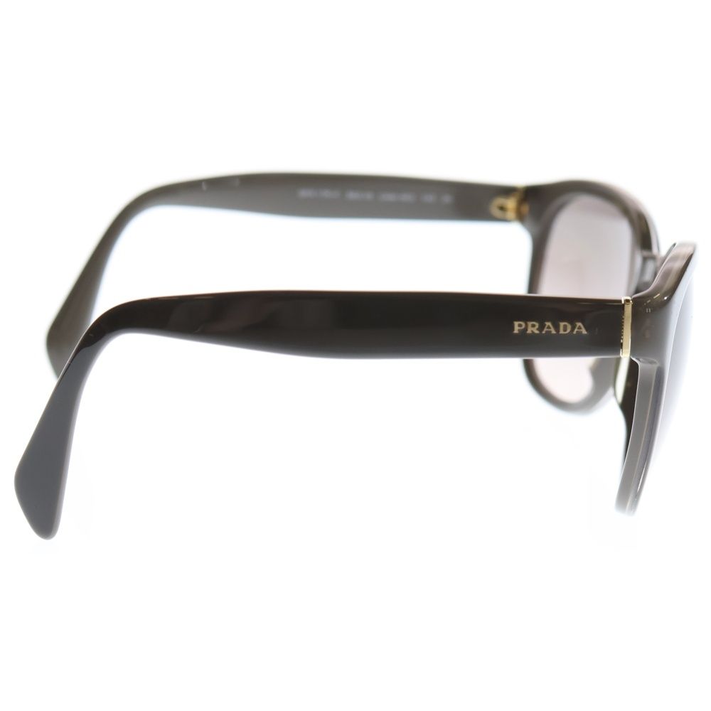 PRADA (プラダ) セルフレーム サングラス グレー 56□18 アイウェア