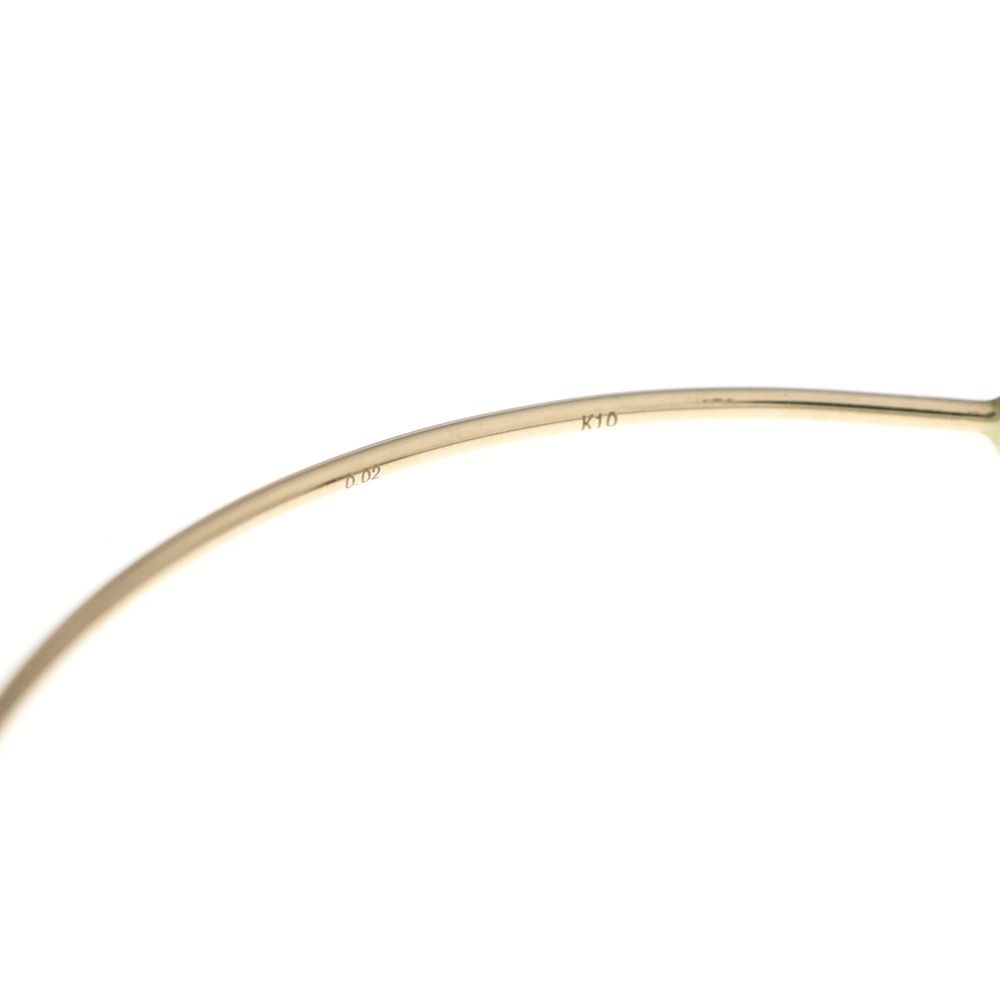 agete (アガット) K10 ダイヤモンドブレスレットバングル ゴールド