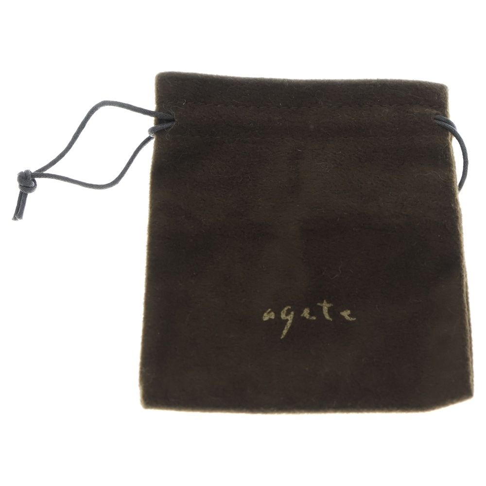 agete (アガット) K10 ダイヤモンドブレスレットバングル ゴールド