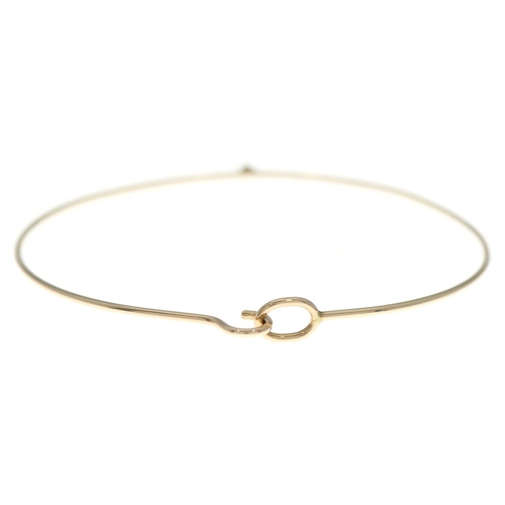 agete (アガット) K10 ダイヤモンドブレスレットバングル ゴールド