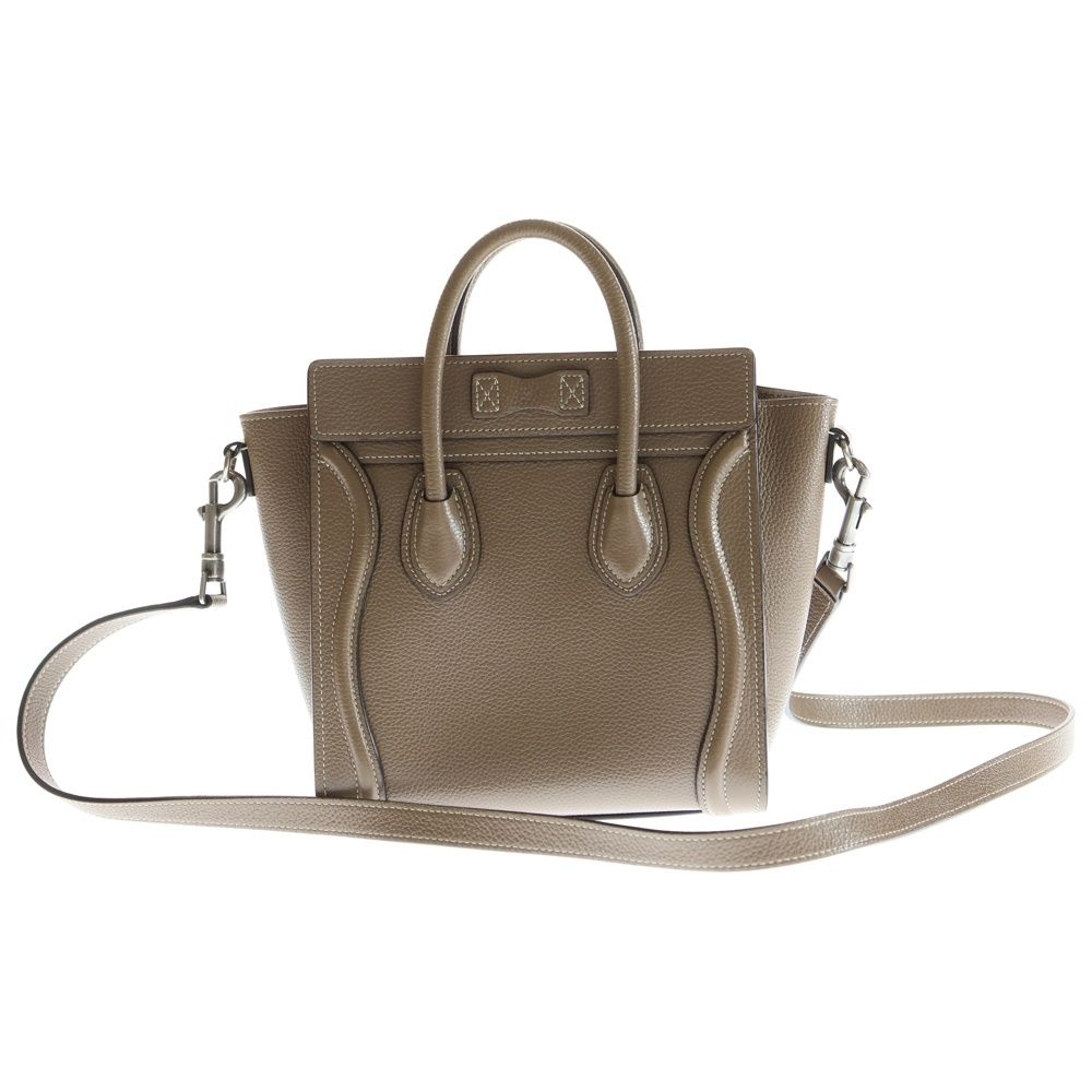 CELINE (セリーヌ) ラゲージ ナノ ショッパー レザー 2WAY ハンド