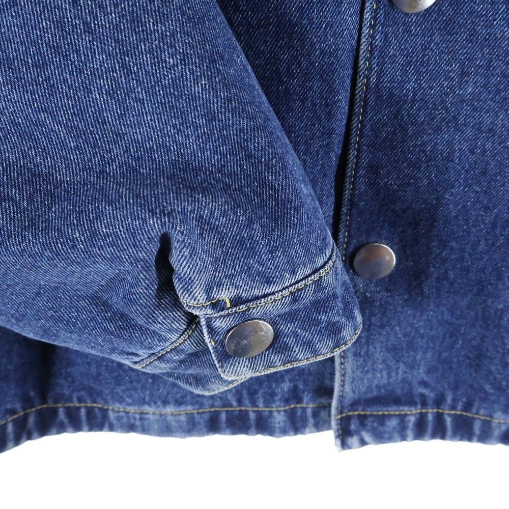 PRADA (プラダ) 三角ロゴプレートパデッドデニムジャケット デニム