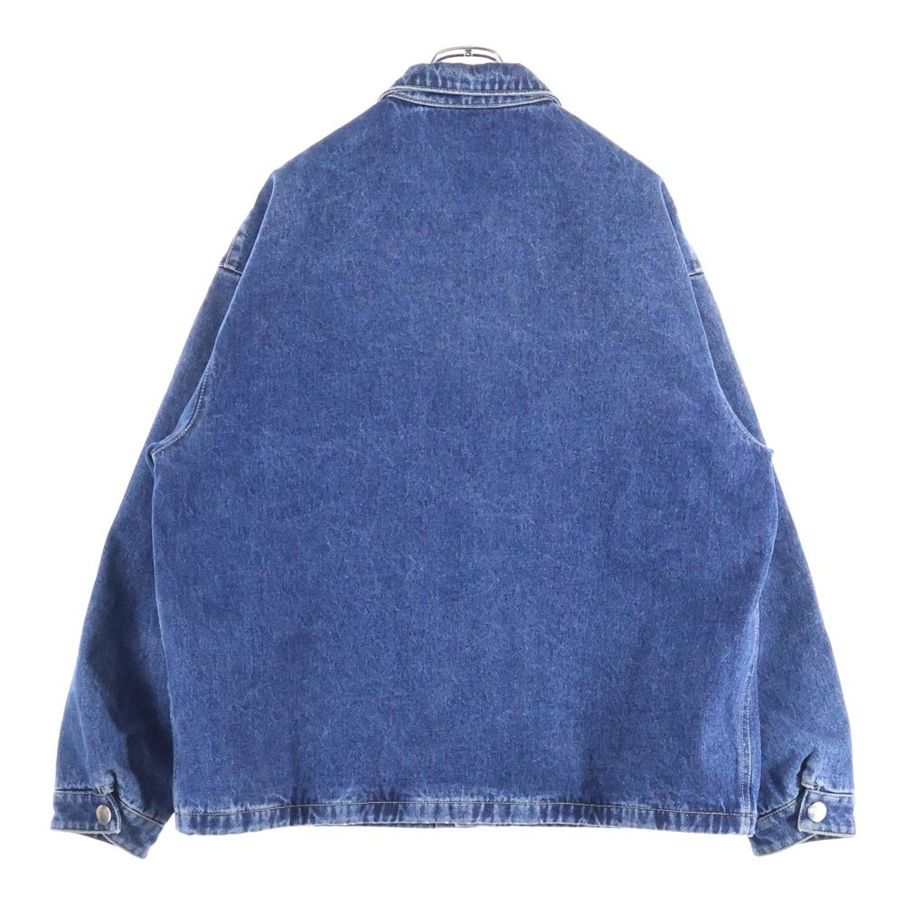 PRADA (プラダ) 三角ロゴプレートパデッドデニムジャケット デニム