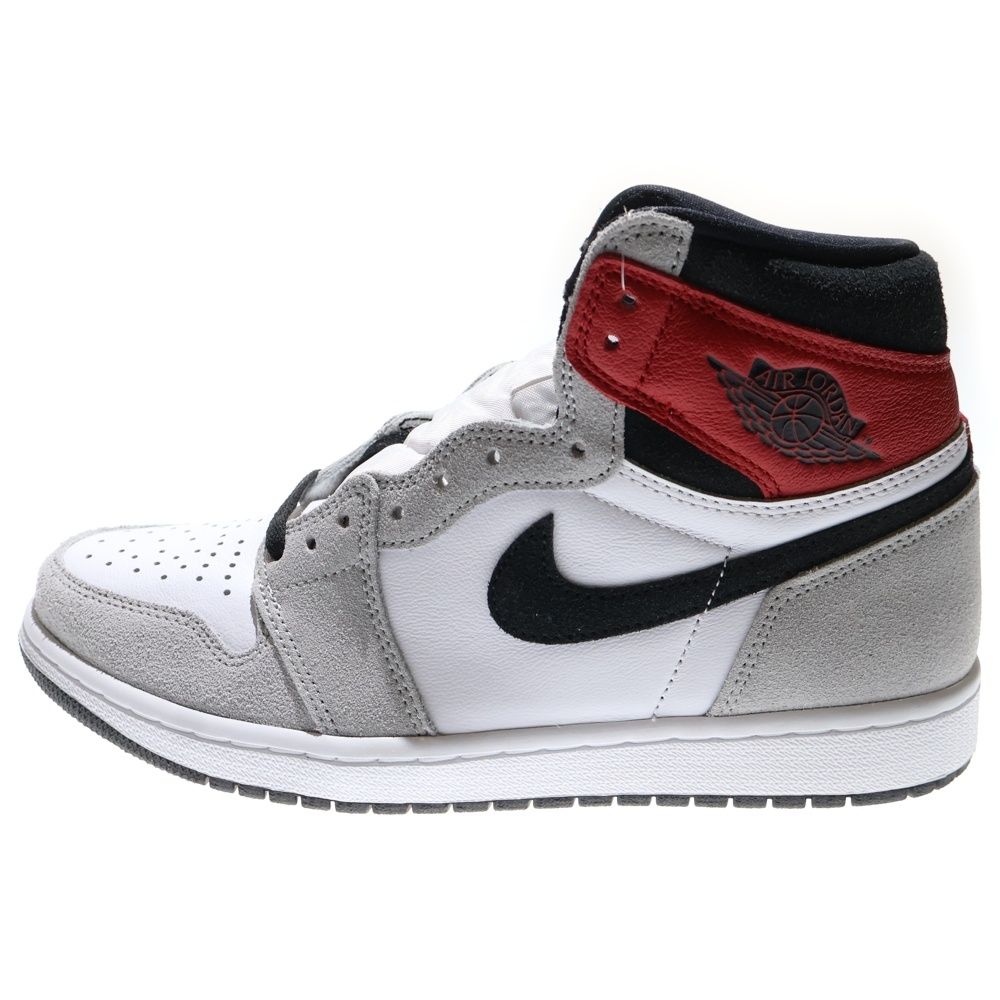 NIKE (ナイキ) AIR JORDAN 1 HIGH OG WHITE/BLACK/LIGHT SMOKE GREY 