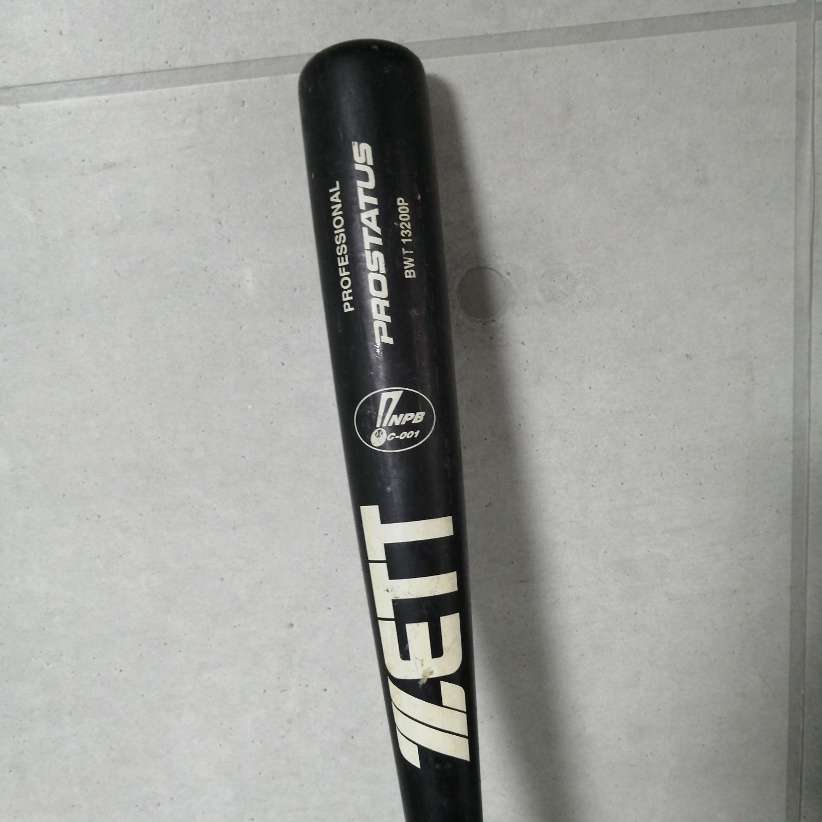 NPBマーク入り　ゼットプロステータス硬式木製バット 訳あり】ZETT PROSTATUS ゼット プロステイタス NPB マーク 硬式 木製