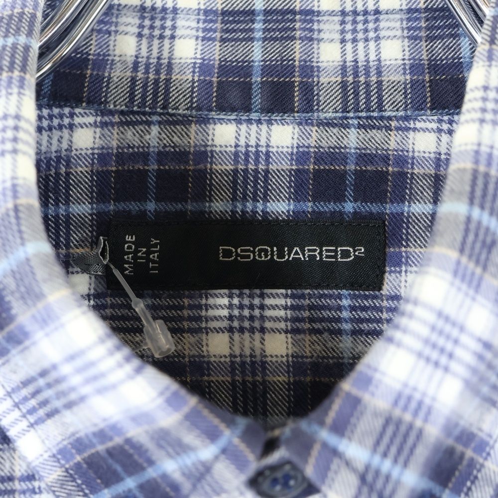 DSQUARED2 (ディースクエアード) 13AW ボタンダウン チェック柄 長袖