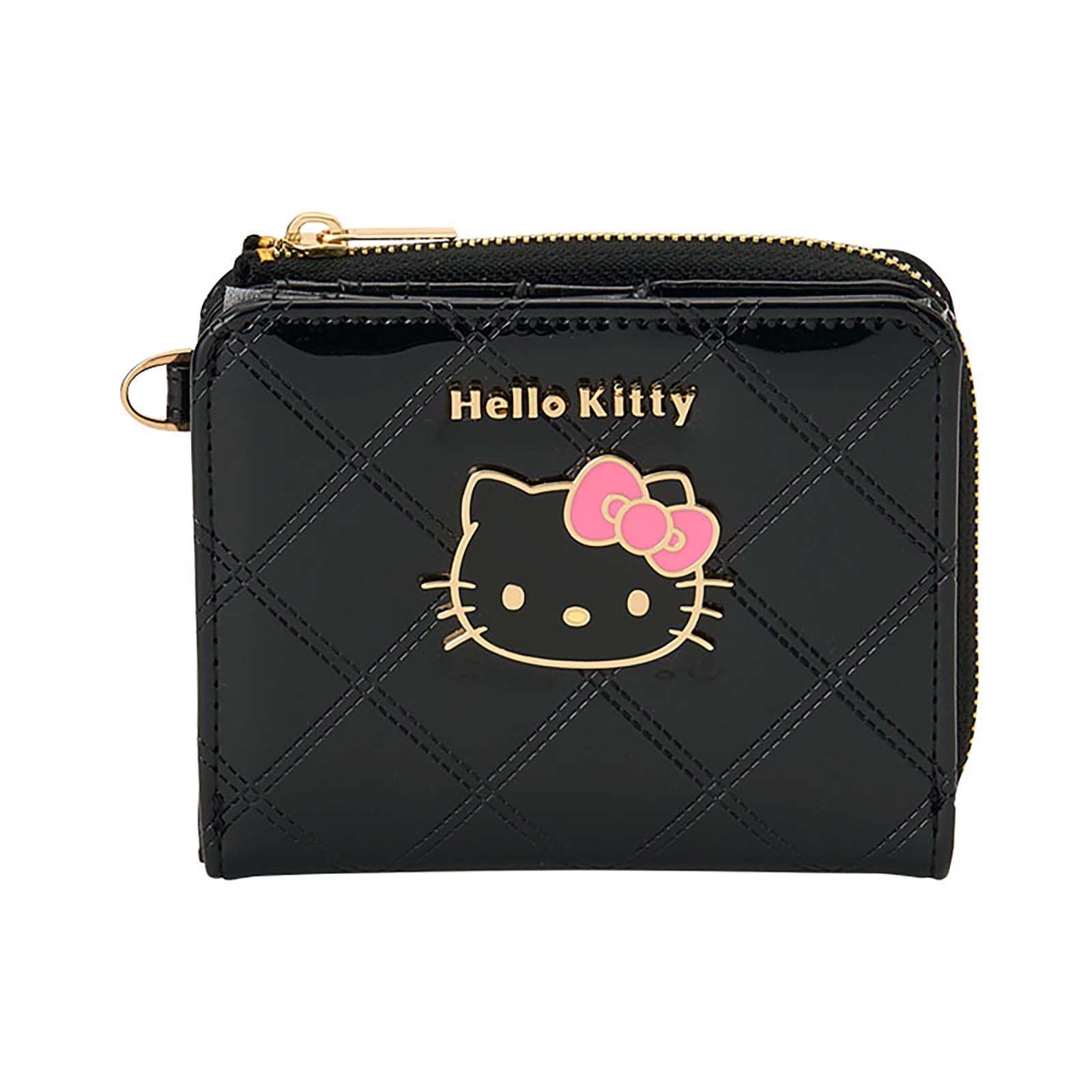 サンリオ(SANRIO) 二つ折りウォレット ハローキティ ブラック 対象年齢3才以上 326232 [ハローキティ ブラック]