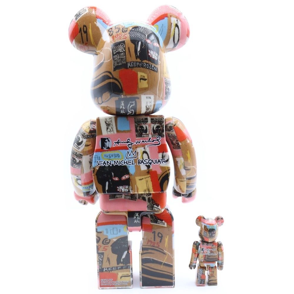 BE@RBRICK (ベアブリック) Andy Warhol × JEAN-MICHEL BASQUIAT #2 400