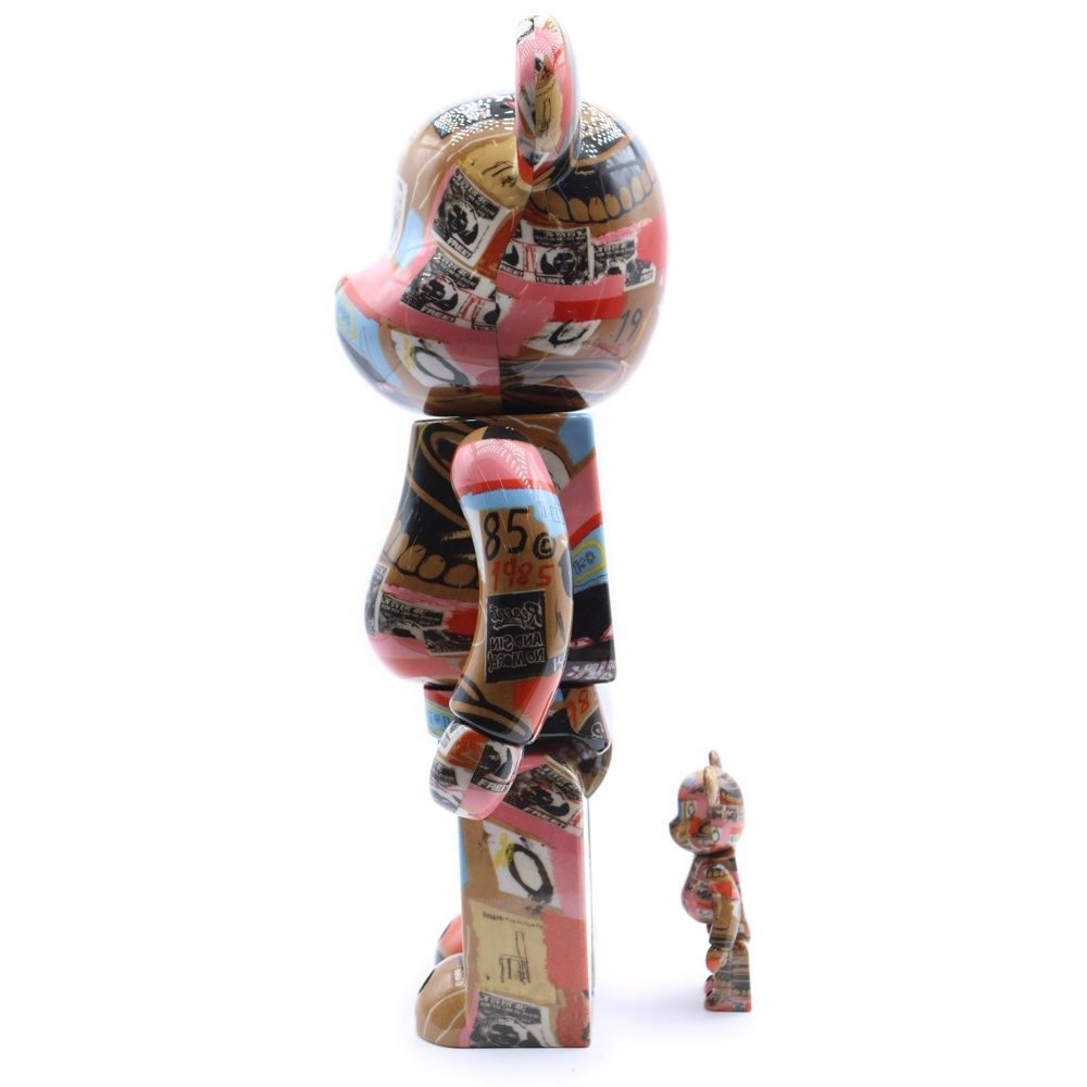 BE@RBRICK (ベアブリック) Andy Warhol × JEAN-MICHEL BASQUIAT #2 400