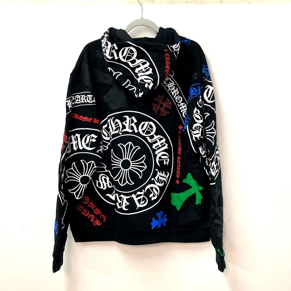 chrome hearts パーカー CHROME HEARTS 】Eye Chart Pink Dagger Zip-Up Hoodie ジップ (CHROME
