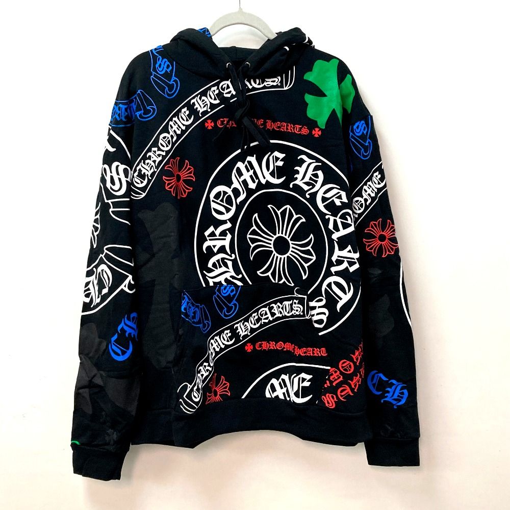 CHROME HEARTS クロムハーツ パーカー STENCIL HOODIE コットン