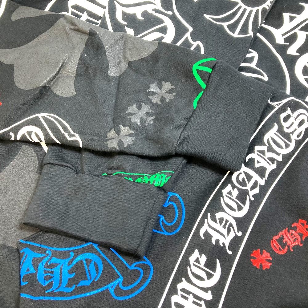 CHROME HEARTS クロムハーツ パーカー STENCIL HOODIE コットン
