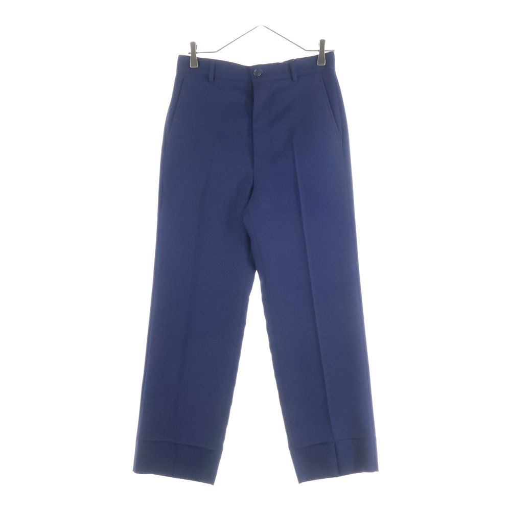 GUCCI (グッチ) センタープレス バックベルト スラックスパンツ