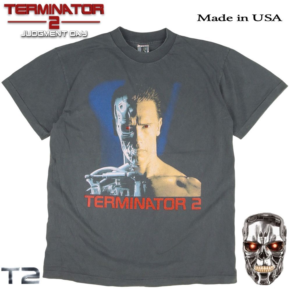 91年 シュワルツェネッガー ターミネーター ムービーTシャツ 363 TERMINATER 2 ターミネーター Tシャツ 1991年 ムービーT USA製