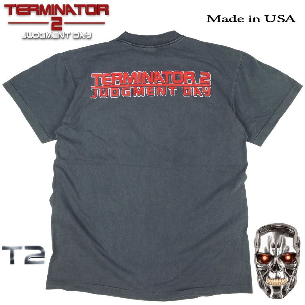 91年 シュワルツェネッガー ターミネーター ムービーTシャツ 363 TERMINATER 2 ターミネーター Tシャツ 1991年 ムービーT USA製