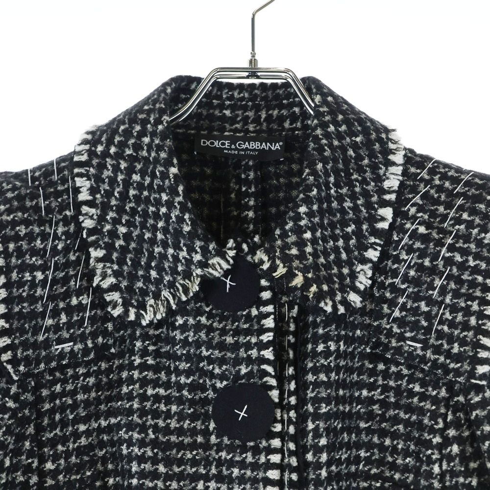 DOLCE & GABBANA (ドルチェアンドガッバーナ) ウールツイード カット