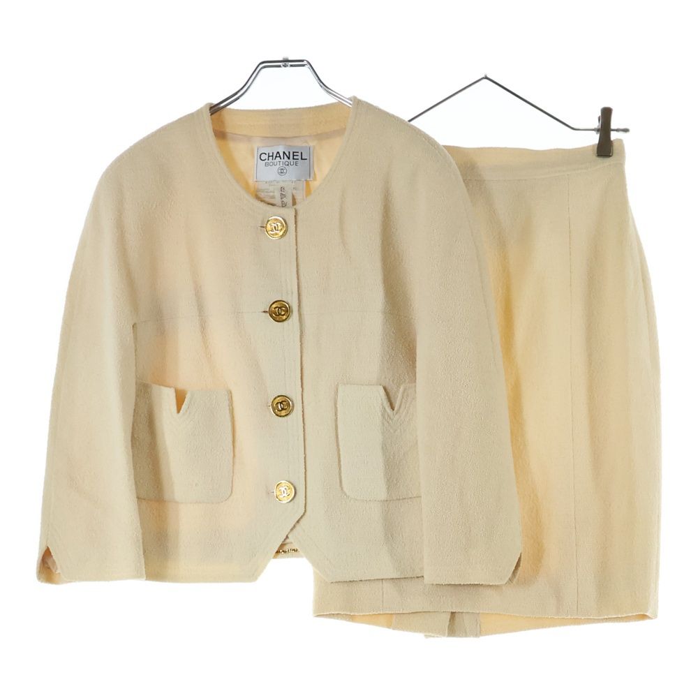 シャネル　ノーカラージャケットセット　S/M 楽天市場】≪全品5%OFF＆まとめ買い10%OFF≫シャネル CHANEL ノー