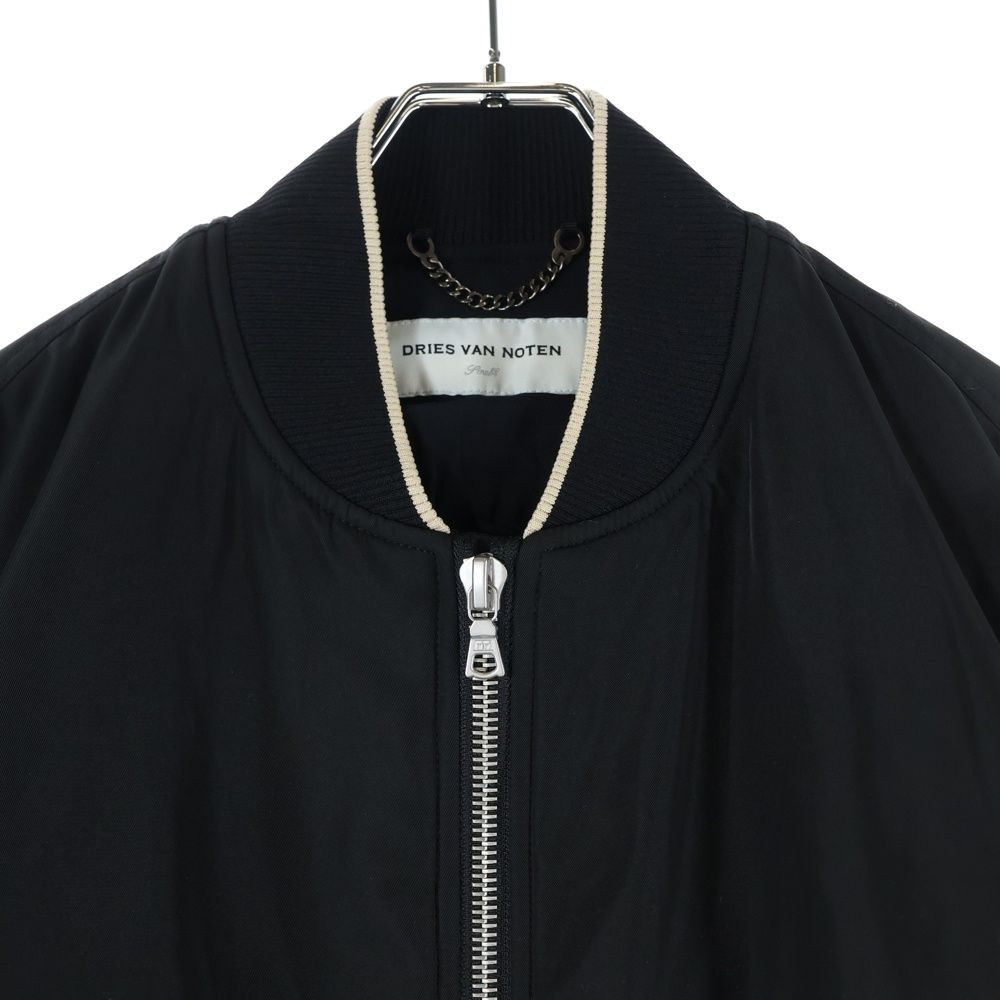 Dries Van Notten ジッパー ボンバージャケット DRIES VAN NOTEN (ドリスヴァンノッテン) バックジップデザイン ジップ