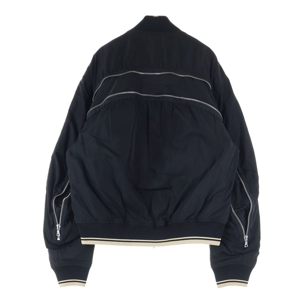 Dries Van Notten ジッパー ボンバージャケット 背面ジッパーに注目☆【Dries Van Noten】ボンバー ジャケット (Dries