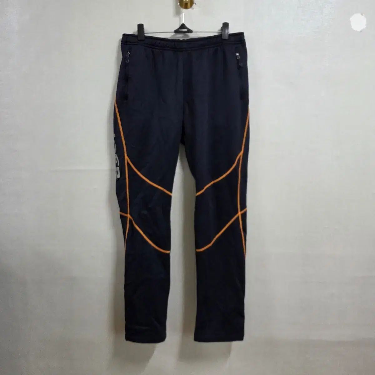 【人気定番，SALE】 82 メンズ アイダー ネイビー オレンジ LINE トレーナー ズボン ジョガーパンツ・スウェットパンツ