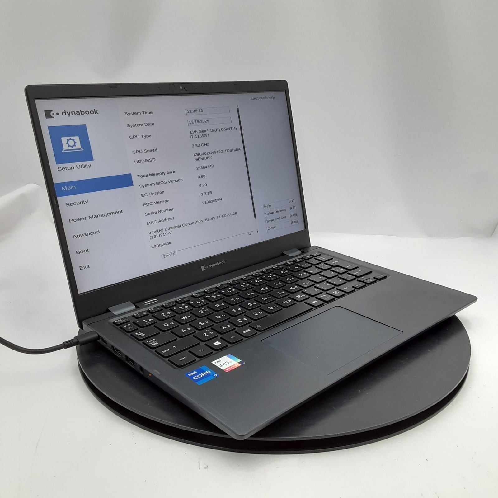 東芝Dynabook G83/i7-1165G7/16・512G/800g超軽量 東芝Dynabook G83/i7-1165G7/16・512G/800g超軽量