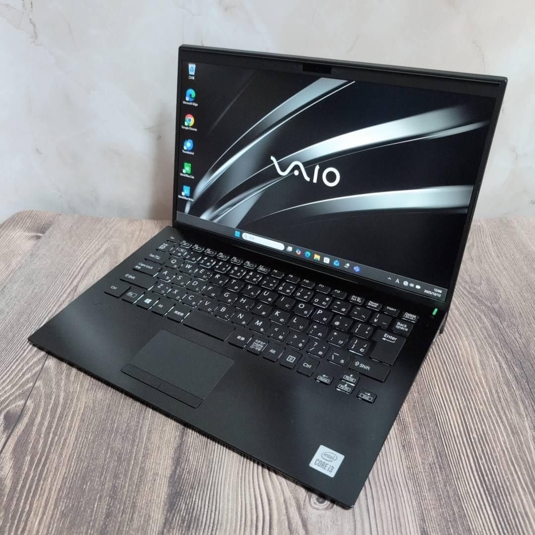 国産 VAIO Pro PK 10世代 i3 8GB SSD128GB オフィス 第10世代i3 VAIO Pro PK ノートPC 薄型軽量 win11 SSD Office付き 即納