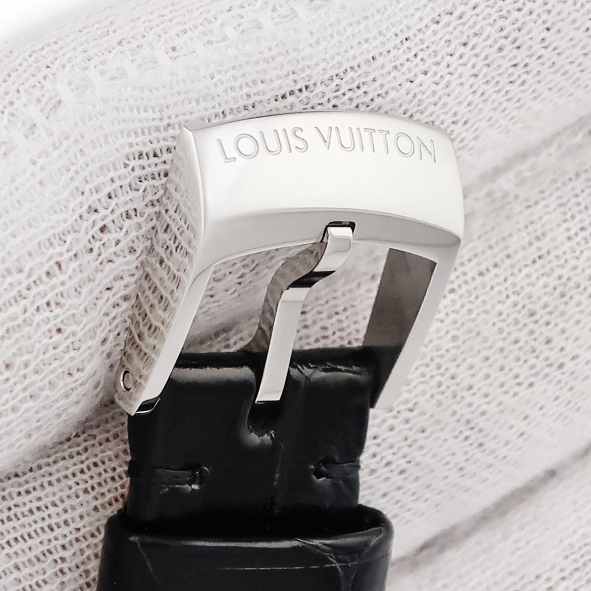 極上の逸品 LOUIS VUITTON クロコダイルレザーバンド タンブール 極上の逸品 LOUIS VUITTON クロコダイルレザーバンド タンブール