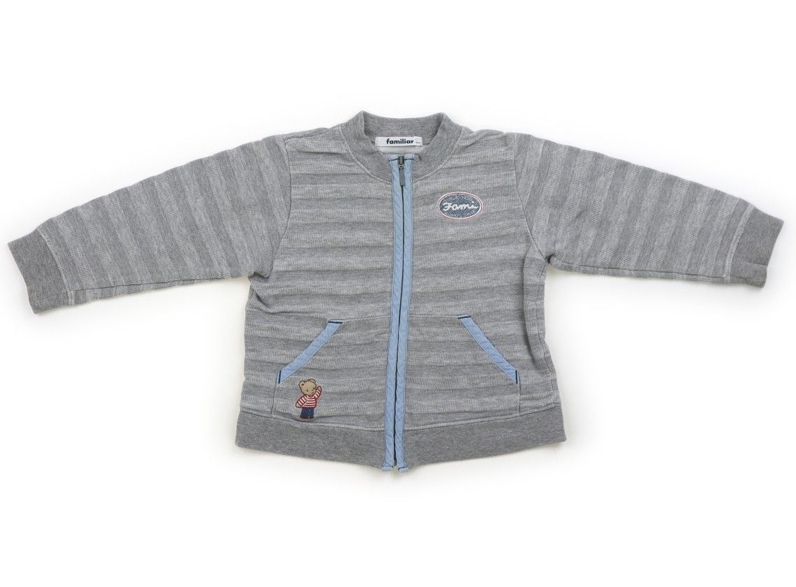 familiar トレーナー 90cm ファミリア/familiar】ジップアップトレーナー 90サイズ 男の子【子供