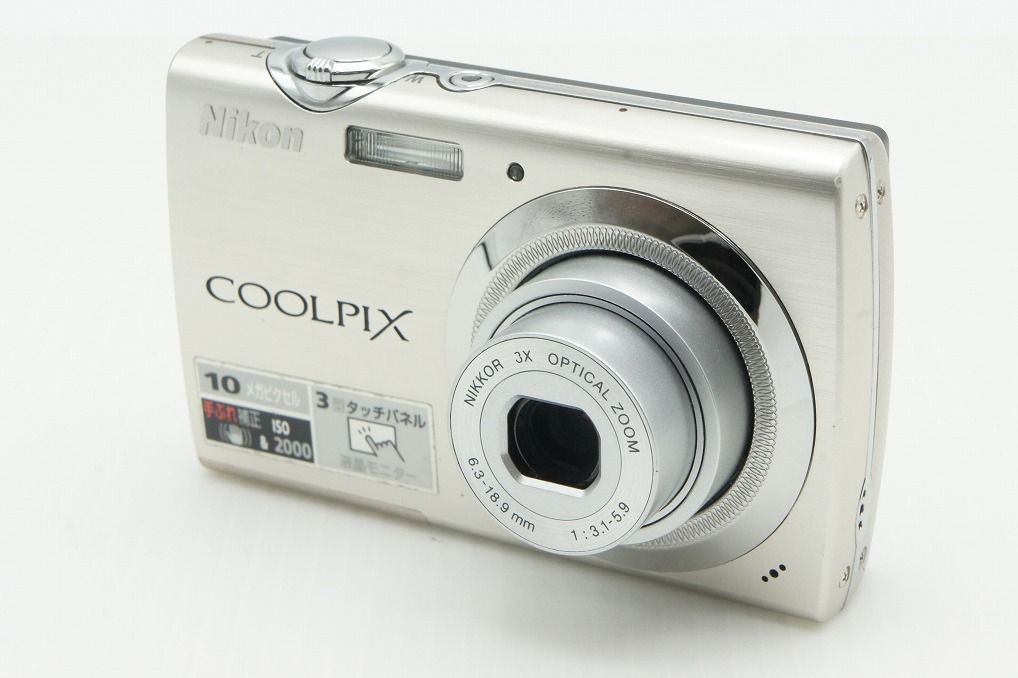 Nikon ニコンCoolpix S230 シルバー 通電確認済 元箱入 #86 Nikon ニコンCoolpix S230 シルバー 通電確認済 元箱入 #86 Amazon