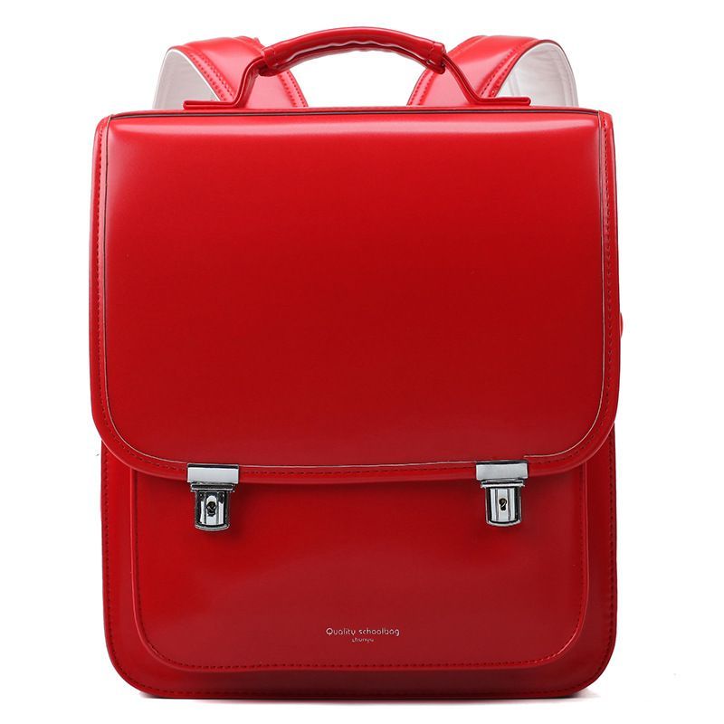最安値，新作登場 ランドセル schoolbag スクールバッグ リュックサック 女の子 入学準備 開校お祝い ファイル対応 防水 通学 通園 小学生用鞄レッド ショルダーバッグ