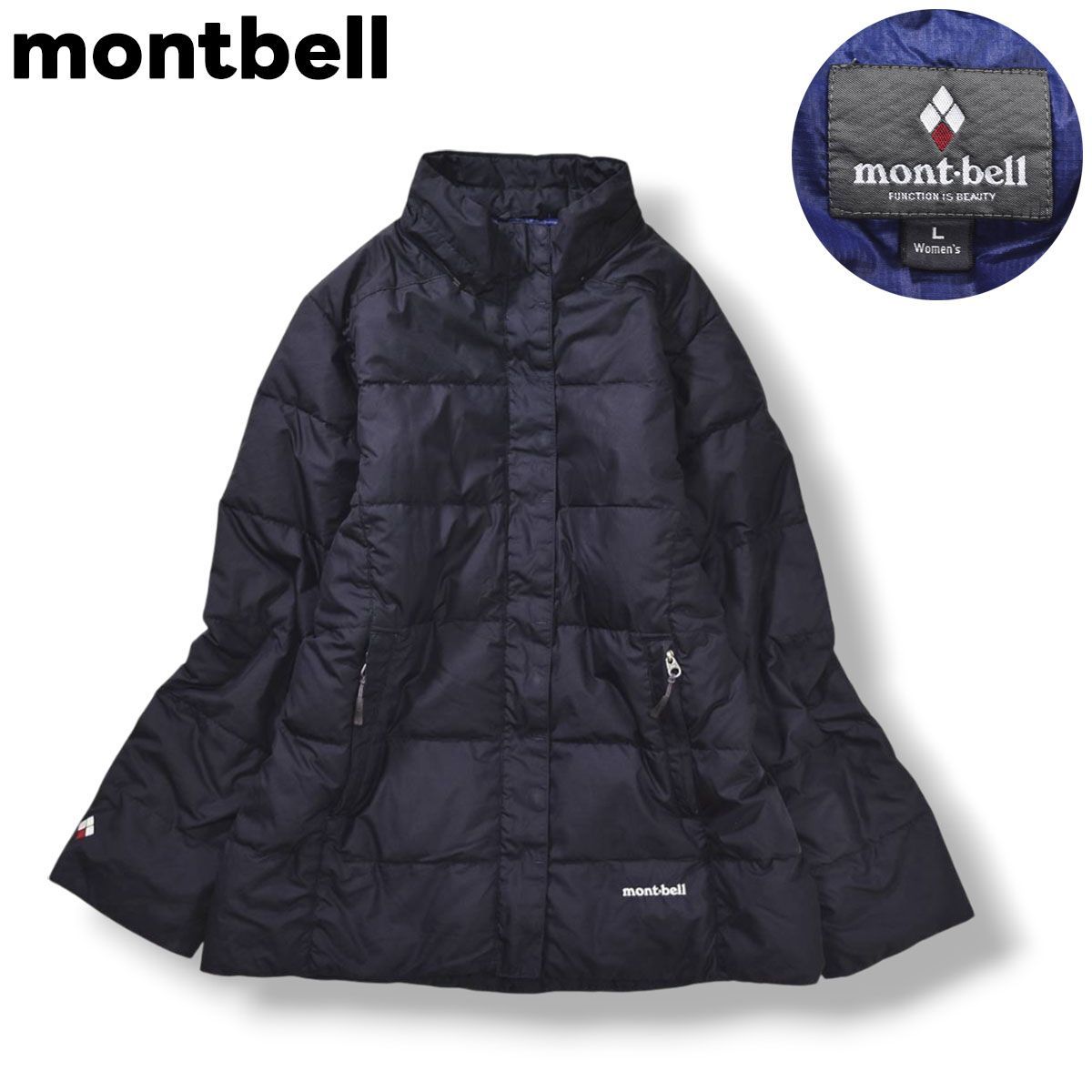定番】 モンベル montbell キルティング ダウン ジャケット ジャンパー 