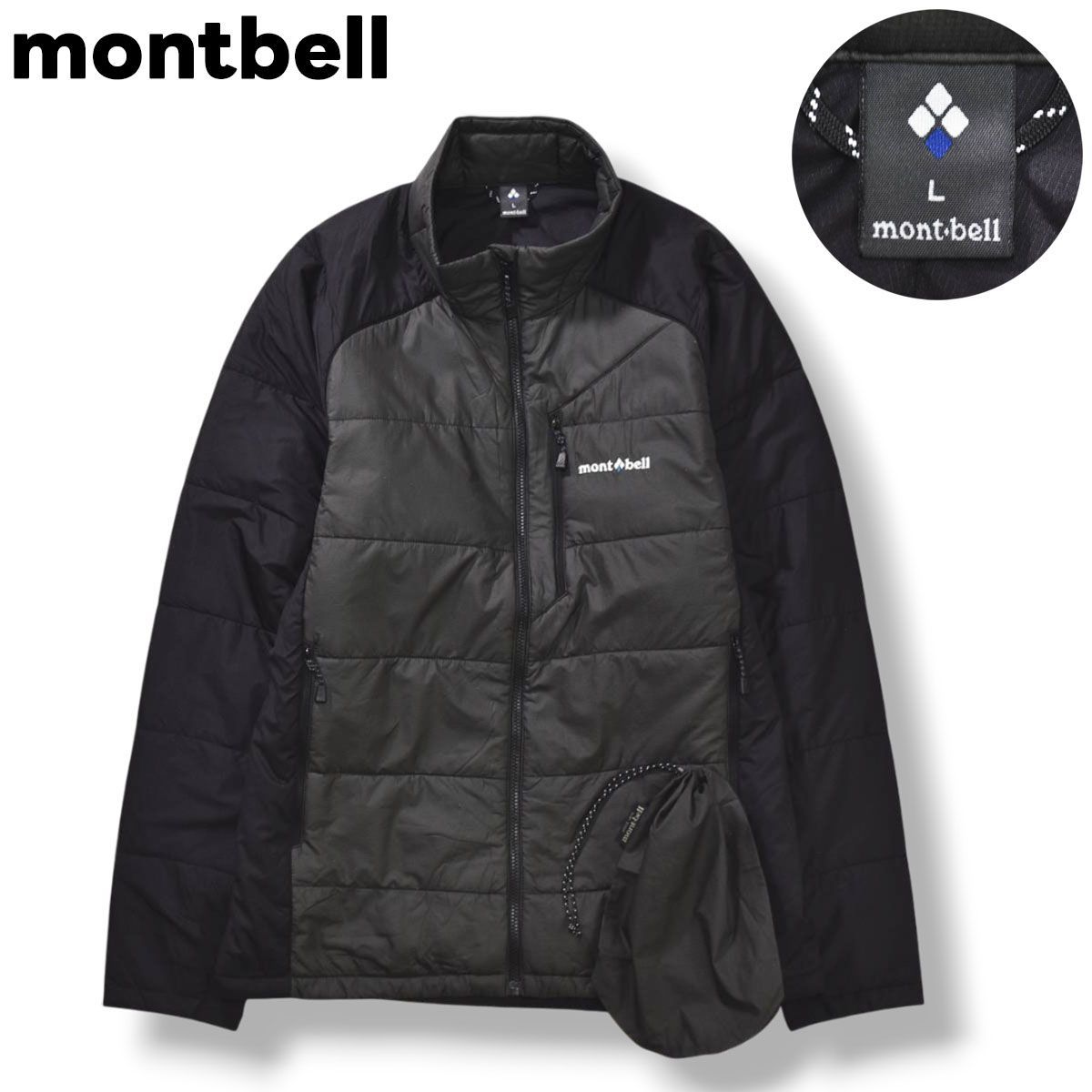 美品】 モンベル montbell U．L． サーマラップ ジャケット 中綿 