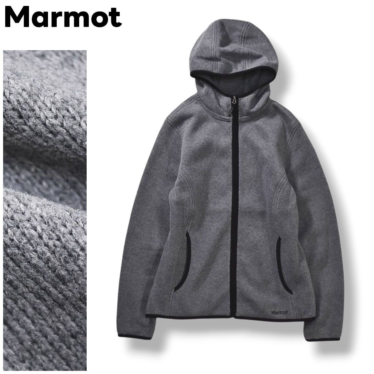 デサント製】 マーモット Marmot ニット フリース ジャケット パーカー 