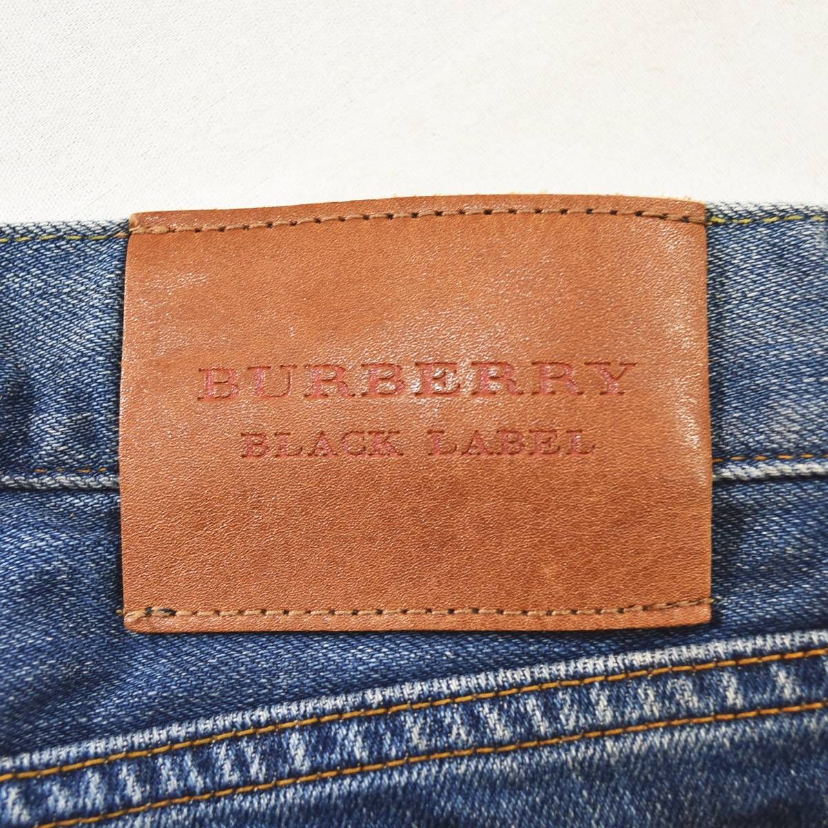 日本製 バーバリー ブラックレーベル Burberry BLACK LABEL ストレッチ 