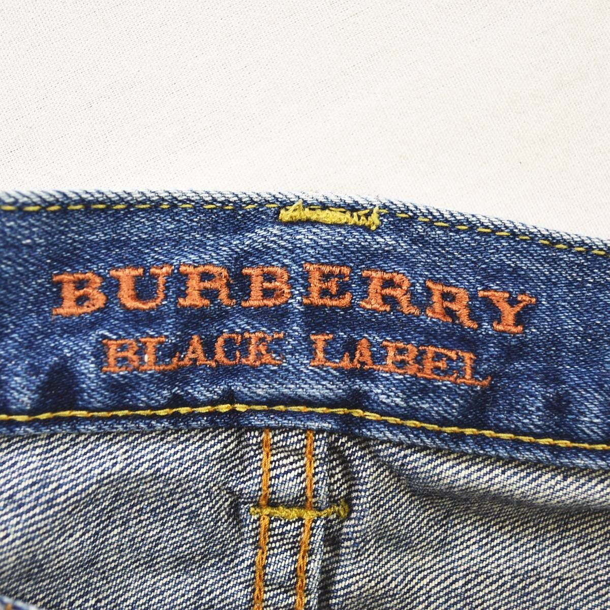 日本製 バーバリー ブラックレーベル Burberry BLACK LABEL ストレッチ 