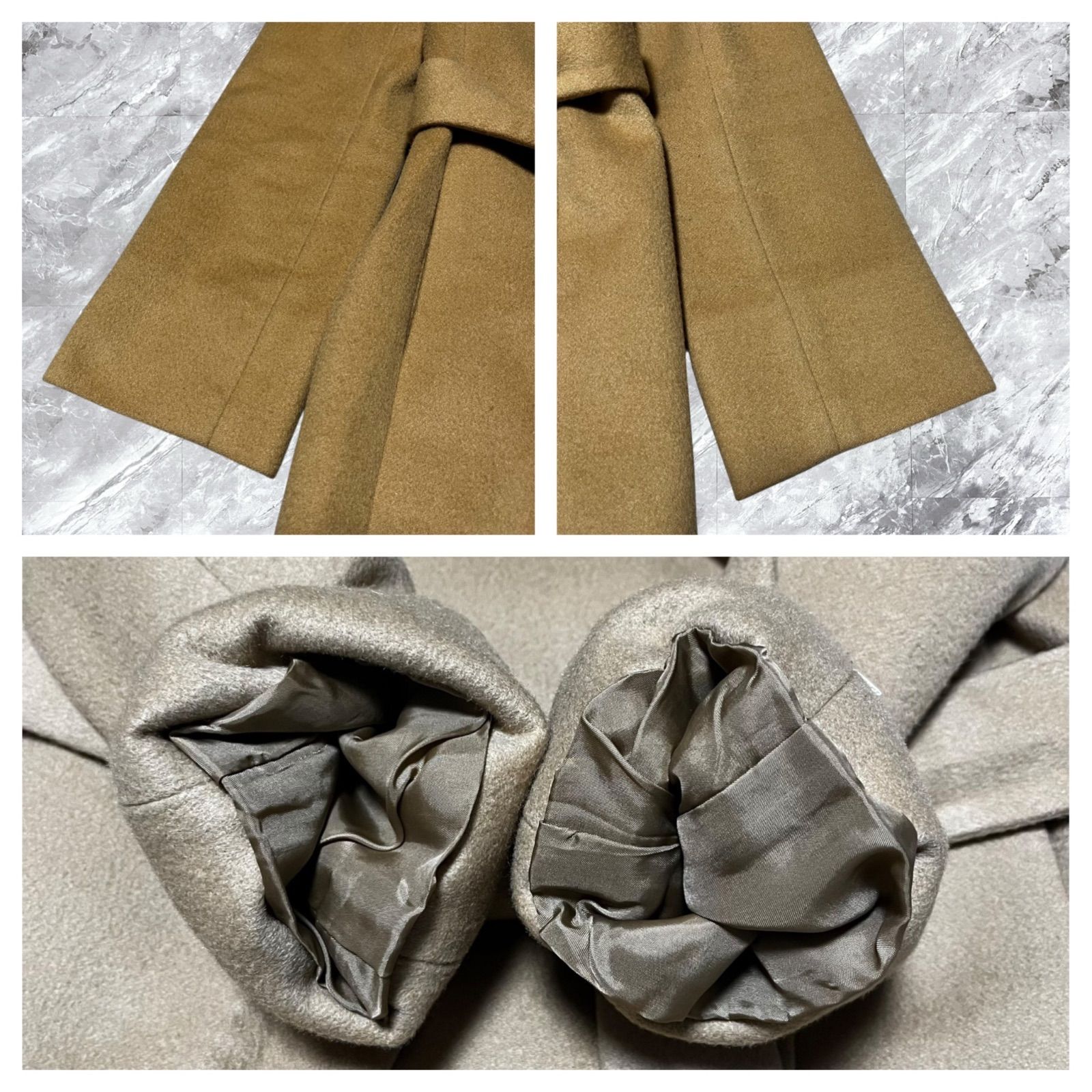 BARNEYS NEWYORK バーニーズニューヨーク ロングコート ベルテッド