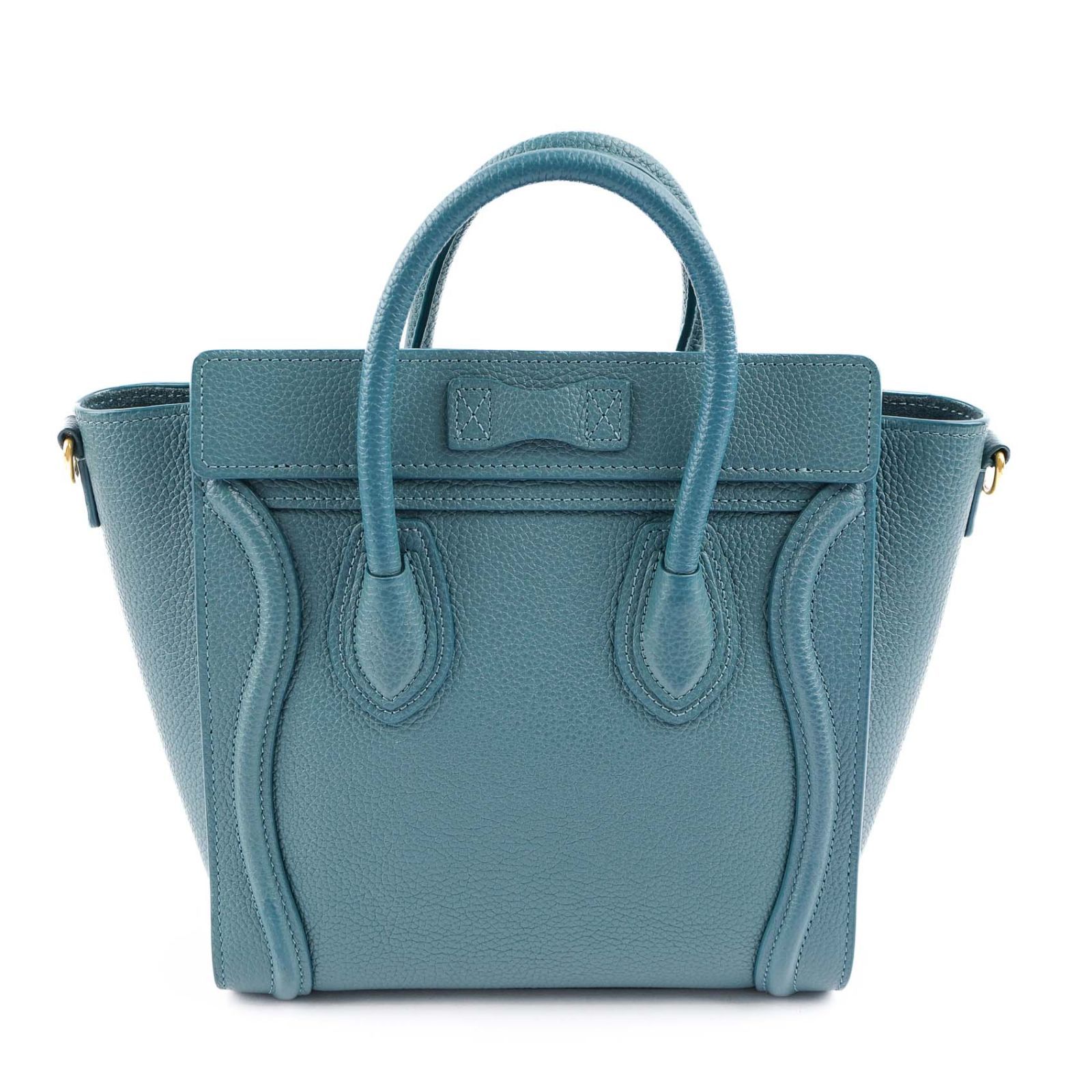 中古】CELINE セリーヌ ラゲージ ナノショッパー レザー 2WAY