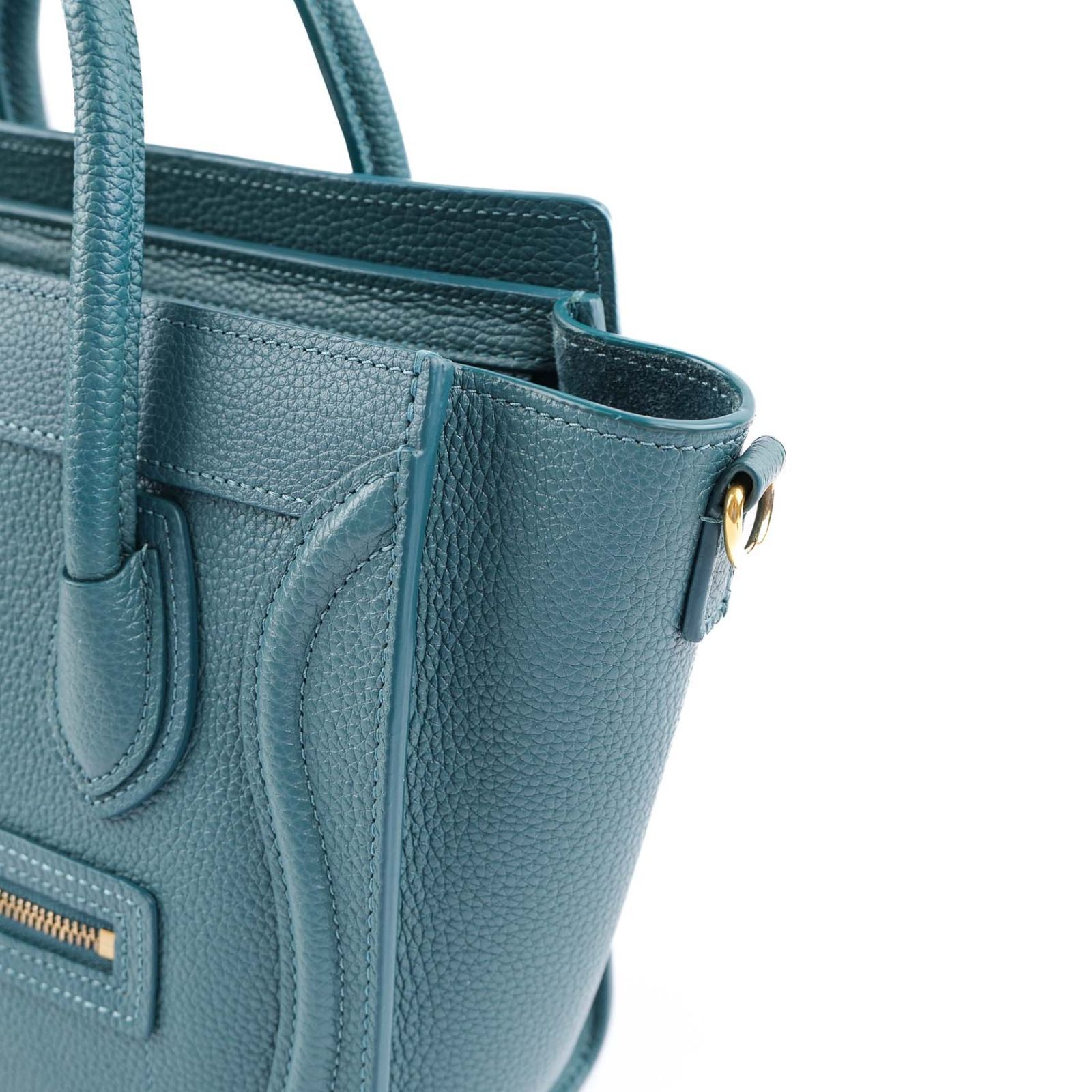 中古】CELINE セリーヌ ラゲージ ナノショッパー レザー 2WAY 